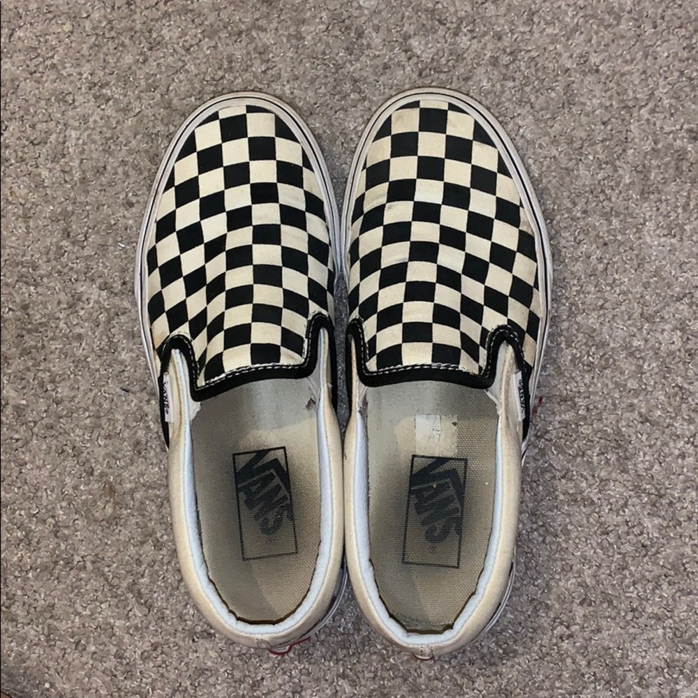 checkered vans